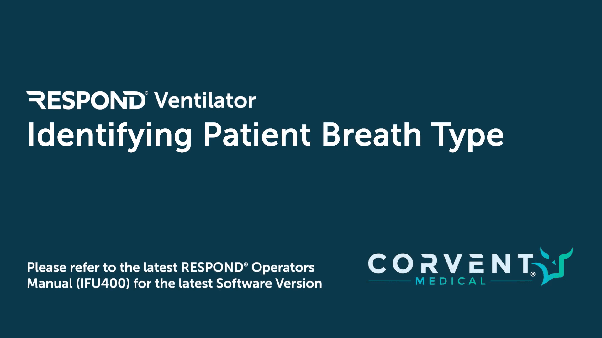 Identifying Patient Breath Type