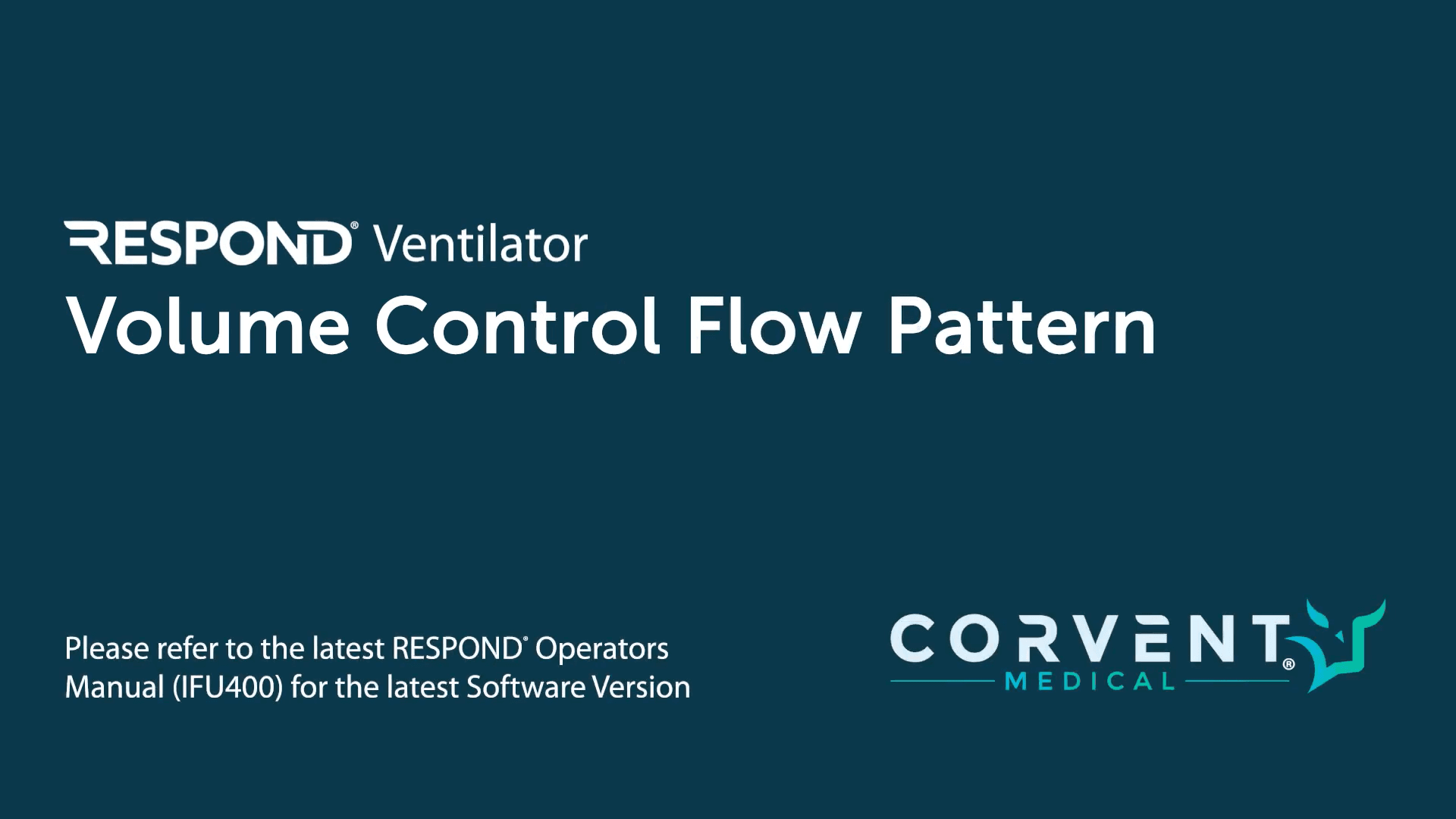 Volume Control Flow Pattern