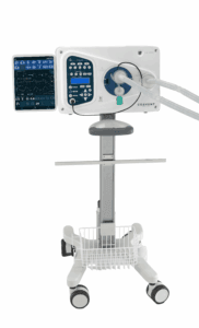 RESPOND ventilator on the stand
